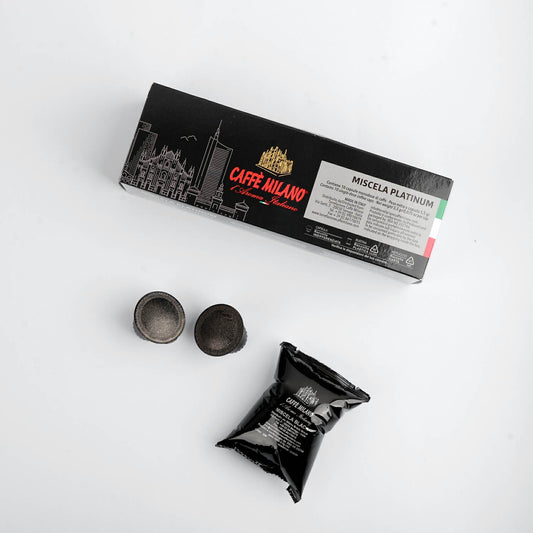 Cafe Milano 20/80 Espresso Gold Coffee Capsules, Compatible with Nespresso Machines