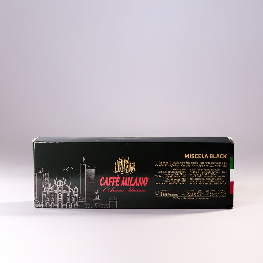 Cafe Milano 70/30 Espresso Gold Coffee Capsules, Compatible with Nespresso Machines