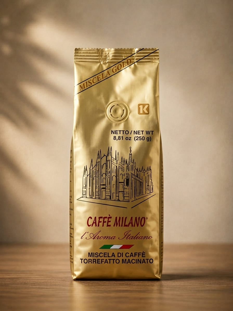Coffee Milano Gold  –  Italian 80/20 -250 gm