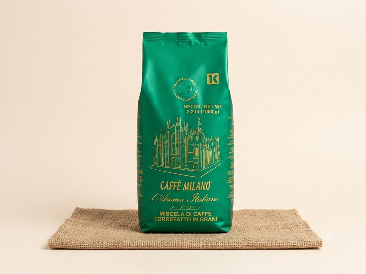 Caffè Milano Premium Coffee Beans – 80% Arabica / 20% Robusta (1000g)